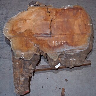 Sapeli Mahagoni, Tischplatte, ca. 1700 x 1400 x 65 mm, 13715