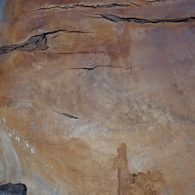 Sapeli Mahogany, table top, approx. 1700 x 1400 x 65 mm, 13715