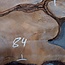 Sapeli Mahogany pommelé, table top, approx. 2500(2700) x 950 x 52 mm, 13732 G