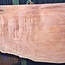 Sapeli Mahagoni pommelé, Tischplatte, ca. 2500(2700) x 950 x 52 mm, 13732 G