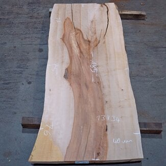 Pearwood unsteamed, approx. 1850 x 750 x 40 mm, 13734 G
