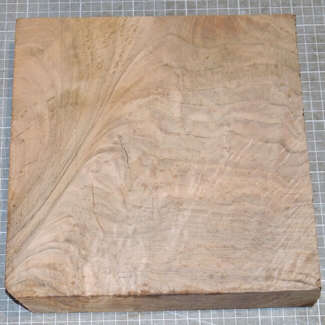 Caucasian Walnut Ripple, approx. 250 x 245 x 51mm, 2,2kg