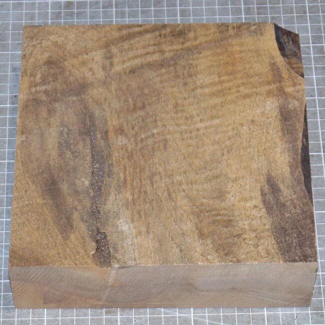Caucasian Walnut Ripple, approx. 200 x 200 x 55mm, 1,1kg