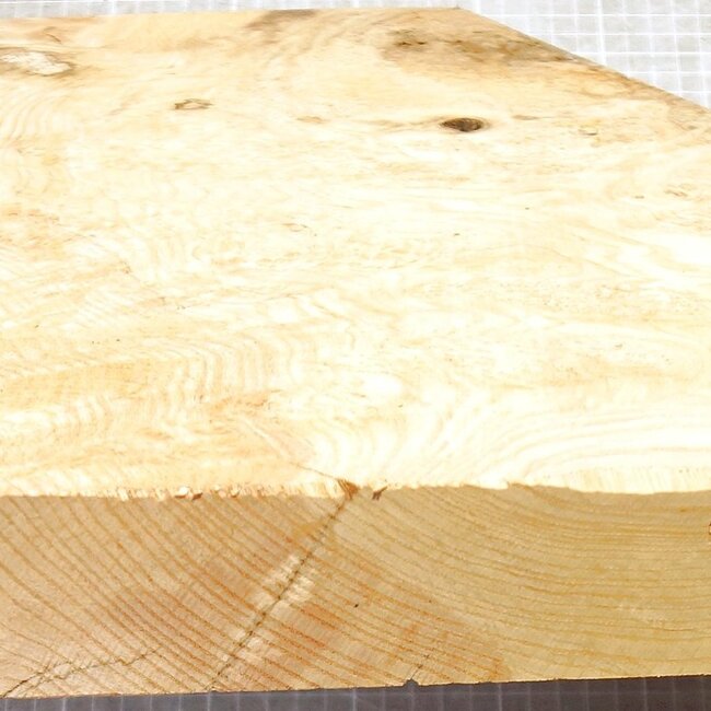 Ash, burl, approx. 365 x 340 x 54mm, 4,3kg