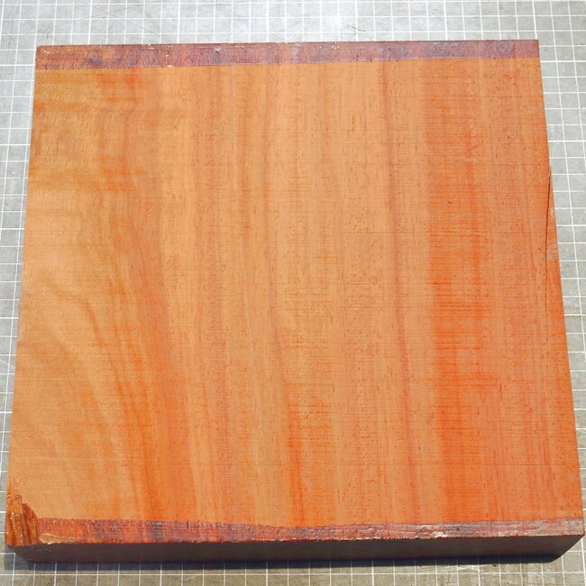 Padouk, ca. 250 x 250 x 53mm, 2,4kg