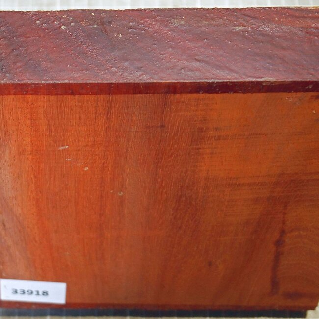 Padouk, approx. 190 x 190 x 52mm, 1,5kg