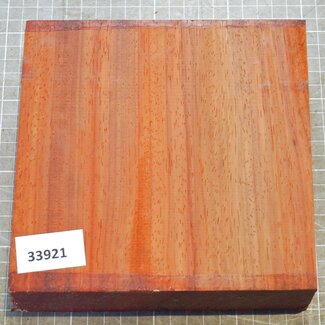 Padouk, approx. 170 x 170 x 52mm, 1,1kg