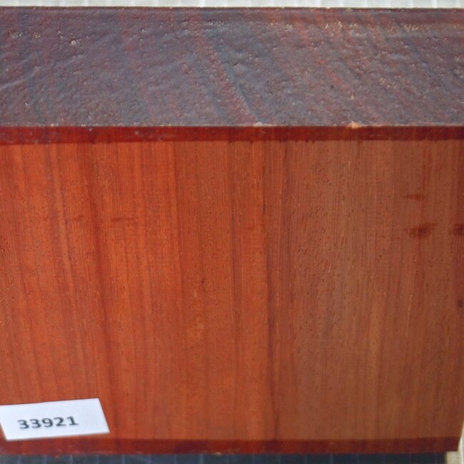 Padouk, approx. 170 x 170 x 52mm, 1,1kg