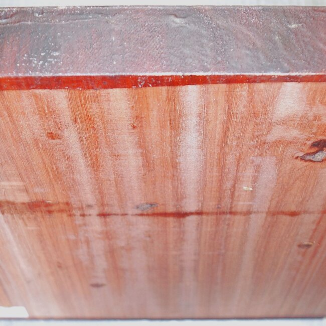 Padouk, approx. 330 x 330 x 53mm, 4,4kg