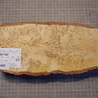 Birch burl, approx. 285 x 145 x 46mm, 1,17kg