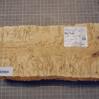 Birch burl, approx. 256 x 135 x 39mm, 0,99kg