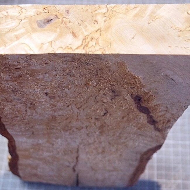 Birch burl, approx. 272 x 120-180 x 42mm, 1,46kg