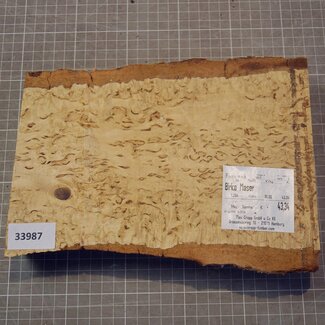 Birch burl, approx. 248 x 160-185 x 43mm, 1,2kg