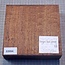 Sapeli Mahogany pommelé, approx. 174 x 172 x 52mm, 1,08kg