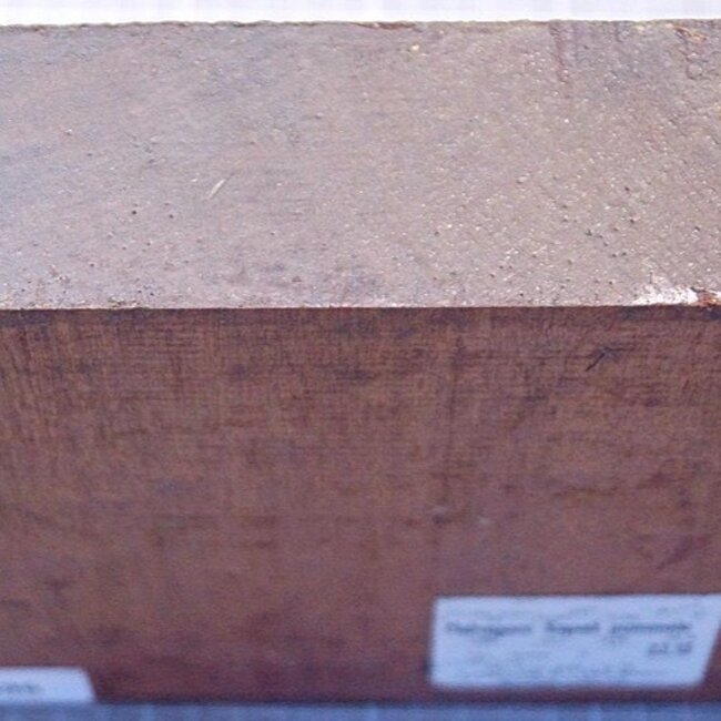 Sapeli Mahogany pommelé, approx. 192 x 190 x 53mm, 1,36kg