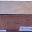 Sapeli Mahogany pommelé, approx. 174 x 170 x 54mm, 1,08kg