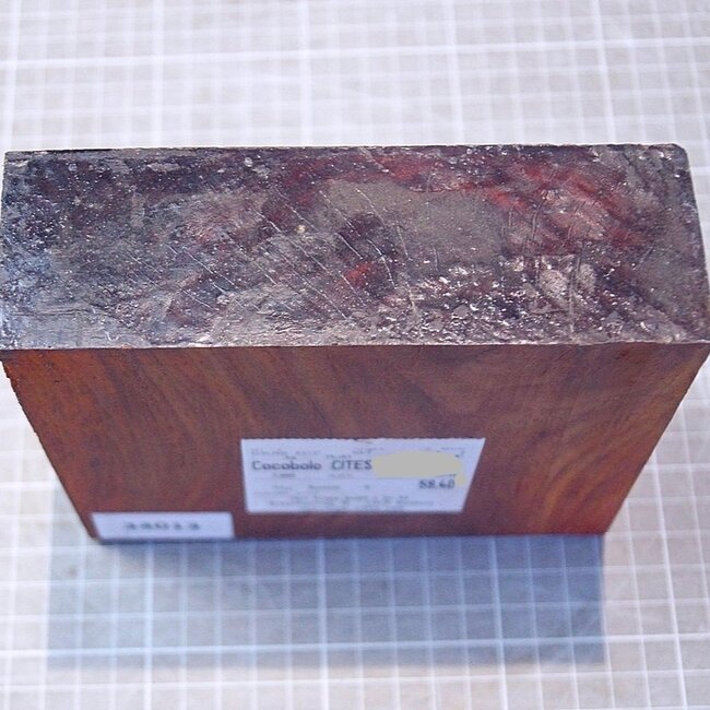 Cocobolo Rosewood , approx. 149 x 129 x 50mm, 1,08kg