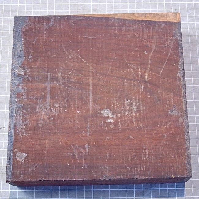 Cocobolo Rosewood , approx. 240 x 200 x 50mm, 2,28kg