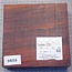 Cocobolo Rosewood , approx. 154 x 150 x 49mm, 1,2kg