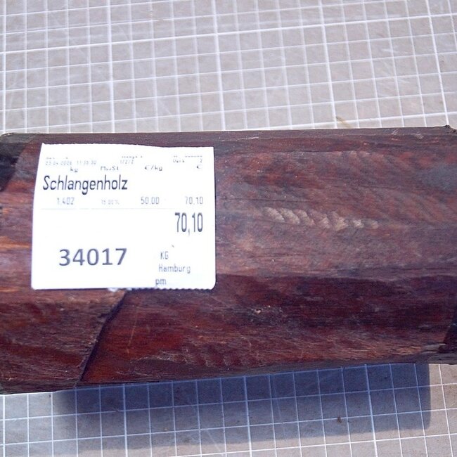 Snakewood, approx. 167 x 84 x 86mm, 1,4kg