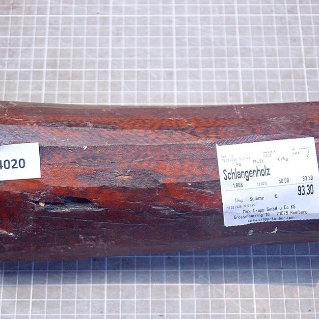 Snakewood, approx. 228 x 98 x 82mm, 1,86kg
