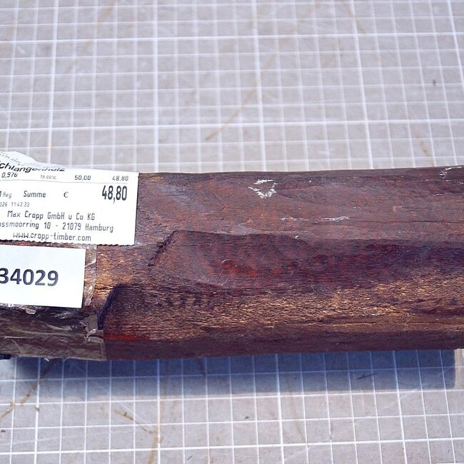 Snakewood, approx. 196 x 70 x 70mm, 0,97kg