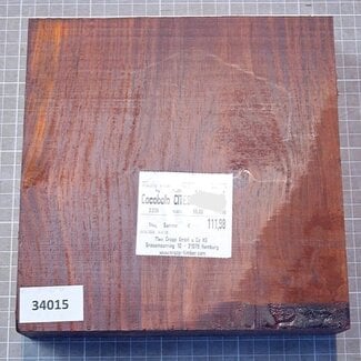 Cocobolo Palisander, ca. 190 x 250 x 50mm, 2,03kg