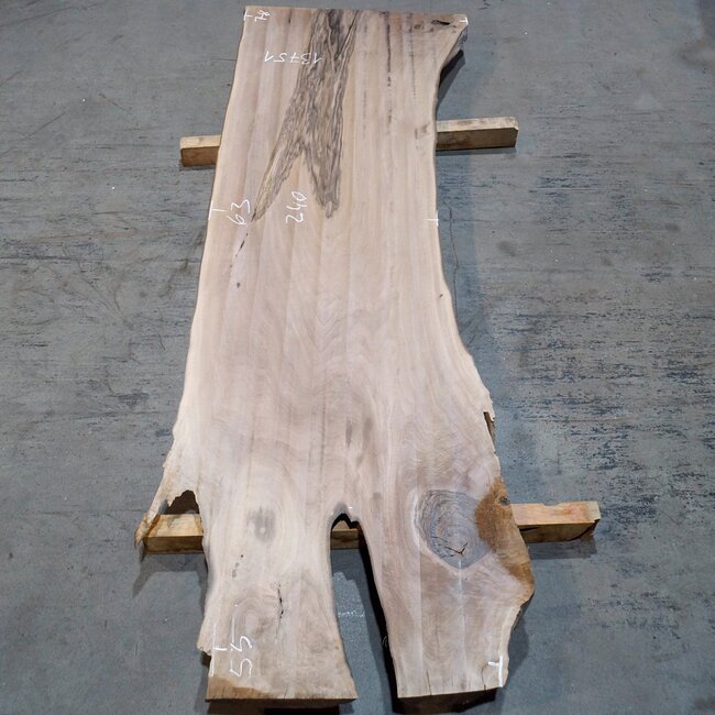 Kaukasischer Nussbaum, Tischplatte, ca. 2400 x 630 x 50 mm, 13751