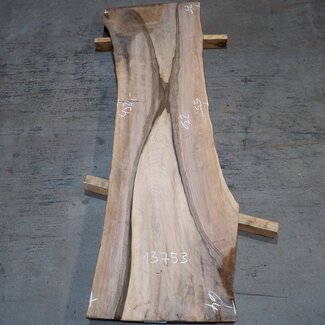 Caucasian Walnut, table top, approx. 2300 x 550 x 55 mm, 13753