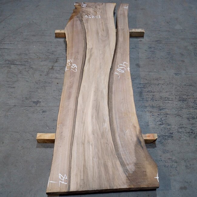 Caucasian Walnut, table top, approx. 2300 x 630 x 50 mm, 13754