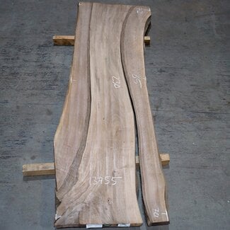 Kaukasischer Nussbaum, Tischplatte, ca. 2300 x 650 x 45 mm, 13755