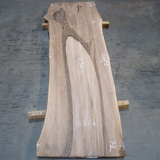 Caucasian Walnut, table top, approx. 2300 x 730 x 47 mm, 13756