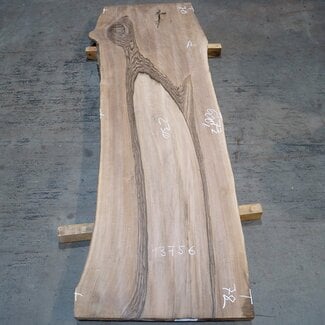 Kaukasischer Nussbaum, Tischplatte, ca. 2300 x 730 x 47 mm, 13756