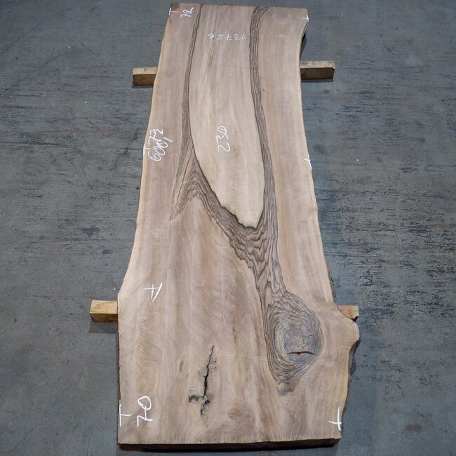 Kaukasischer Nussbaum, Tischplatte, ca. 2300 x 730 x 47 mm, 13756