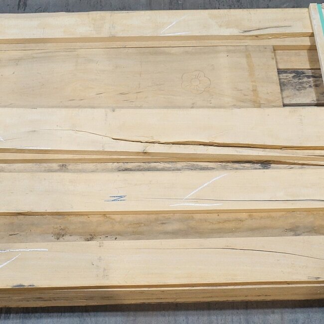 Satin, Zitronenholz Schnittware, B/C Qualität, 26 mm, 13789