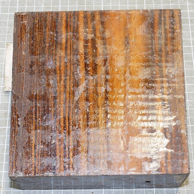 Bocote, ca. 150 x 150 x 77 mm, 2 kg