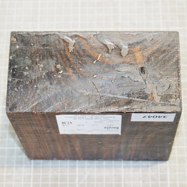 Bocote, ca. 150 x 150 x 77 mm, 2 kg