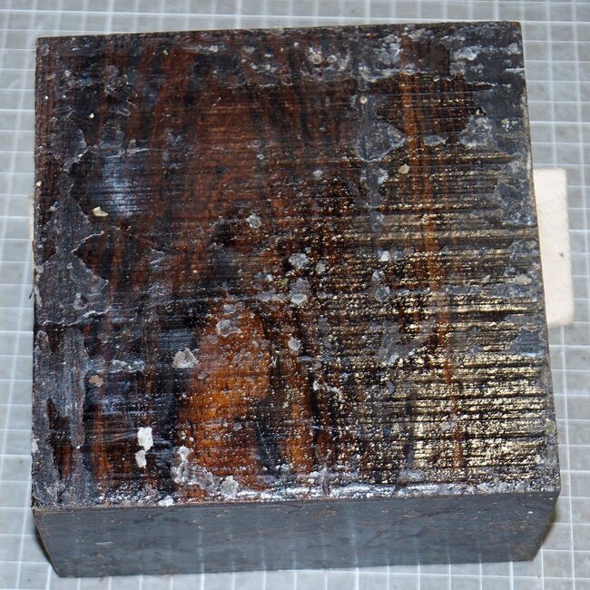 Bocote, ca. 150 x 150 x 80 mm, 2,1 kg