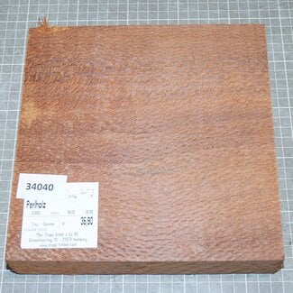 Perlholz, ca. 210 x 210 x 46 mm, 2 kg