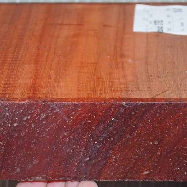 Padouk, approx. 170 x 170 x 52 mm, 1,1 kg