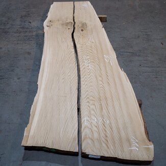 Oak board, approx. 2350 x 850 x 55 - 60 mm, 13784