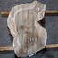 Walnut, slab, approx. 800 x 570/450 x 120 mm, 13777