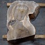 Walnut, slab, approx. 800 x 500/400 x 120 mm, 13775