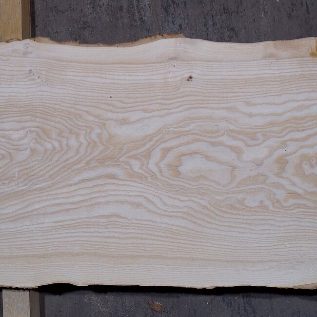 Olive ash board, approx. 2400 x 520 x 45 mm, 13574