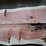 Redwood Tischplatten Paar, ca. 3300 x 440(530)/520(580) x 65 mm, 13193 a+b
