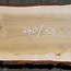 Lebanon Cedar table top, approx. 2400 x 720/620/550 x 75 mm, 13353