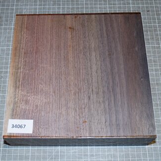 Black Walnut, ca. 230 x 230 x 60mm, 1,8kg