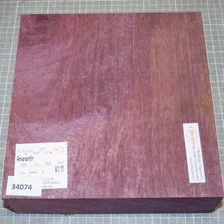 Amaranth, ca. 225 x 230 x 75mm, 4,0kg