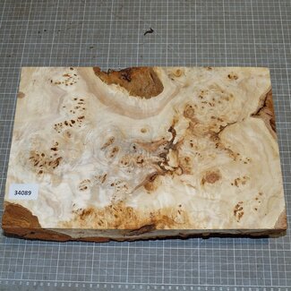 Pappel Maser, ca. 365 x 245 x 10-40mm, 2,5kg