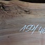 Europ. Walnut, approx. 1500 x 460/390/470 x 50 mm, 13807